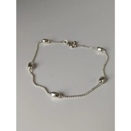 Silver Steed Grain Chain Silver Bracelet Bracelets