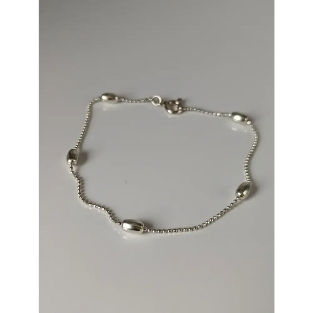 Silver Steed Grain Chain Silver Bracelet Bracelets