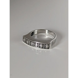 Silver Steed Greek Theme Ring O Rings