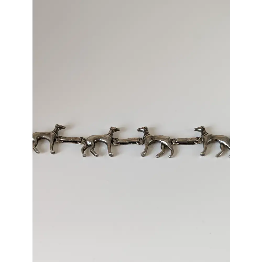 Silver Steed Greyhound Silver Bracelet 17cm Bracelets