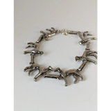Silver Steed Greyhound Silver Bracelet 17cm Bracelets