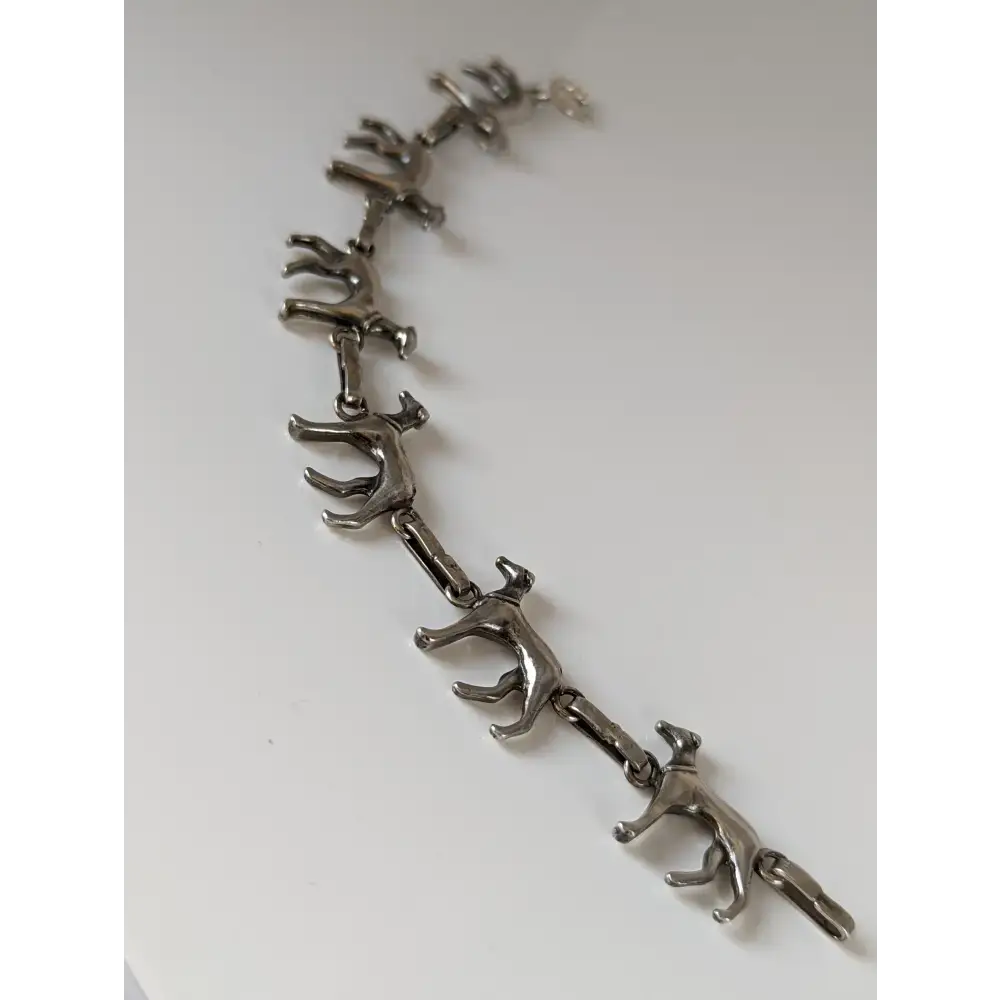 Silver Steed Greyhound Silver Bracelet 17cm Bracelets