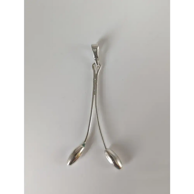 Silver Steed Hanging Stem Silver Pendant Pendant