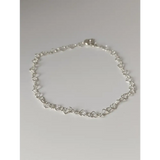 Silver Steed Heart Link Silver Bracelet 18CM Bracelets