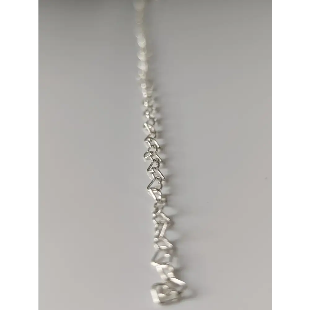 Silver Steed Heart Link Silver Bracelet 18CM Bracelets