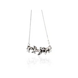 Silver Steed Herd Necklace Necklaces