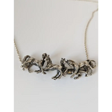 Silver Steed Herd Necklace Necklaces