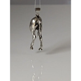Silver Steed Hindquarters Silver Pendant Pendant