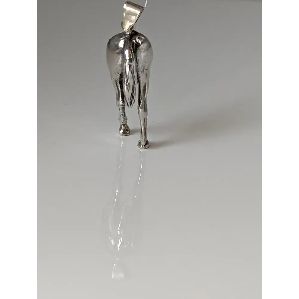 Silver Steed Hindquarters Silver Pendant Pendant