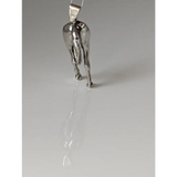 Silver Steed Hindquarters Silver Pendant Pendant