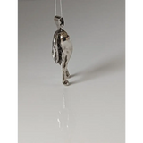 Silver Steed Hindquarters Silver Pendant Pendant