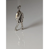 Silver Steed Hindquarters Silver Pendant Pendant