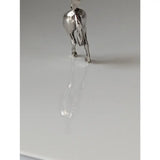 Silver steed hindquarters sterling silver pendant with polished metallic finish and detailed horse sculpting