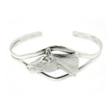 Silver Steed Horse Head Bangle Bangle