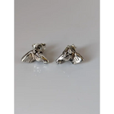 Silver Steed Horse Head Stud Earrings Earrings