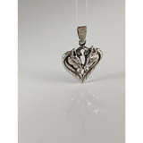 Silver Steed Horse Heart pendant pendant