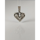 Silver Steed Horse Heart pendant pendant