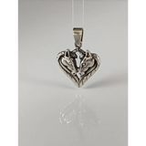 Silver Steed Horse Heart pendant pendant