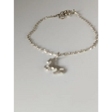 Silver Steed Horse on a Chain Delicate Bracelet Bracelets