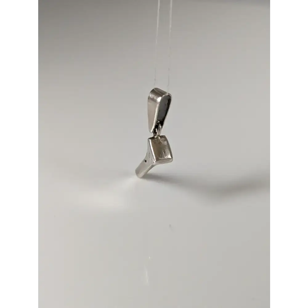 Silver Steed Horseshoe Nail Silver Pendant Pendant