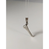 Silver Steed Horseshoe Nail Silver Pendant Pendant