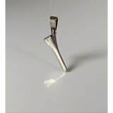 Silver Steed Horseshoe Nail Silver Pendant Pendant