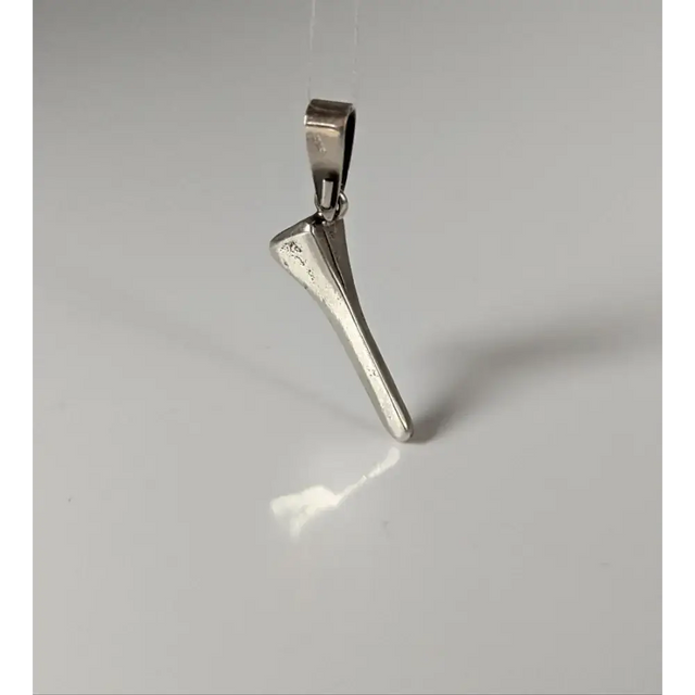 Silver Steed Horseshoe Nail Silver Pendant Pendant