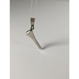 Silver Steed Horseshoe Nail Silver Pendant Pendant
