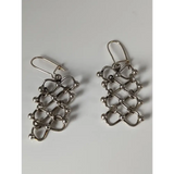 Silver Steed Infinity Chain Dropped Earrings Earrings