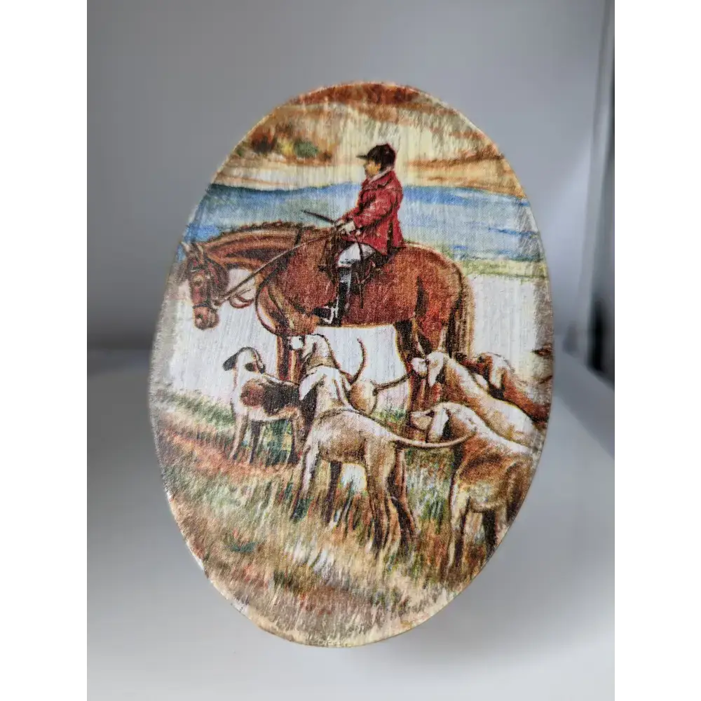 Silver Steed Jewellery Oval Boxes Hunting Miscellaneous