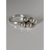 Silver Steed Jiggly Balls Silver Ring S Rings