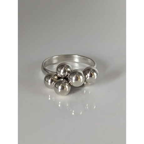 Silver Steed Jiggly Balls Silver Ring S Rings
