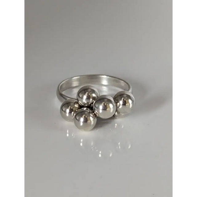 Silver Steed Jiggly Balls Silver Ring S Rings