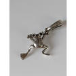 Silver Steed Jumping Frog Silver Pendant Pendant