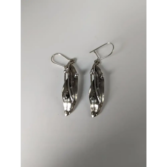 Silver Steed Kelp Dropped Earrings Earrings