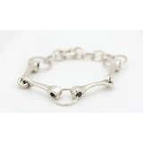 Silver Steed Large All About Snaffle Bracelet 3 Bracelets