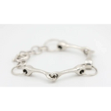 Silver Steed Large All About Snaffle Bracelet 3 Bracelets