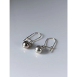 Silver Steed Large Balls Dropped Earrings Earrings