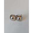 Silver Steed Large Balls Stud Earrings Earrings