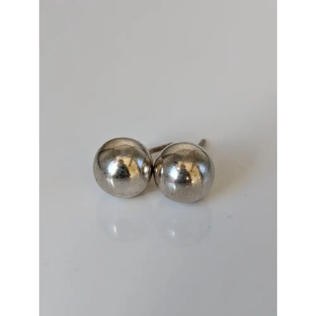 Silver Steed Large Balls Stud Earrings Earrings