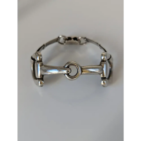 Silver Steed Large Snaffle Bangle Bangle
