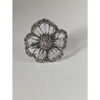Silver Steed Large Unique Flower Handmade Silver Ring N Rings