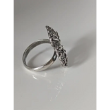 Silver Steed Large Unique Flower Handmade Silver Ring N Rings