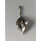 Silver Steed Leaf & Berries Silver Charm or Pendant Charms