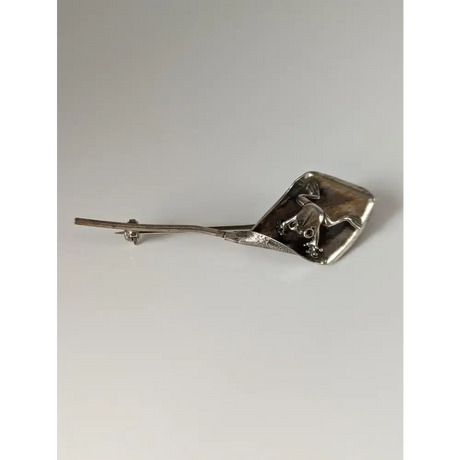 Silver Steed Leaf Frog Silver Brooch Brooches
