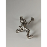 Silver Steed Leaping Frog Silver Brooch Brooches