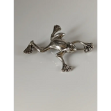 Silver Steed Leaping Frog Silver Brooch Brooches