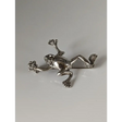 Silver Steed Leaping Frog Silver Brooch Brooches