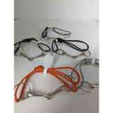 Silver Steed Leather Silver Snaffle Cord Bracelet Black Bracelets