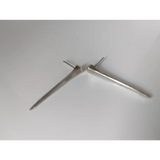 Silver Steed Long Hoof Nail Stud Earrings Earrings